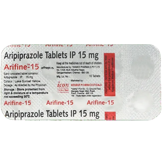 arifine 15mg tablet 10's